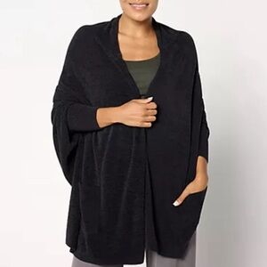 Barefoot Dreams Ultra Lite Blanket Wrap Black Color Size 1X